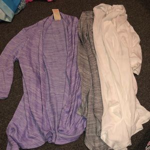 Quarter sleeve cardigans